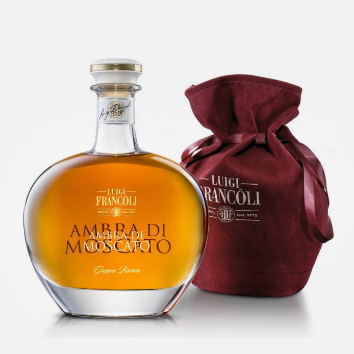 GRAPPA Luigi Francoli L’AMBRA DEL MOSCATO - Aged