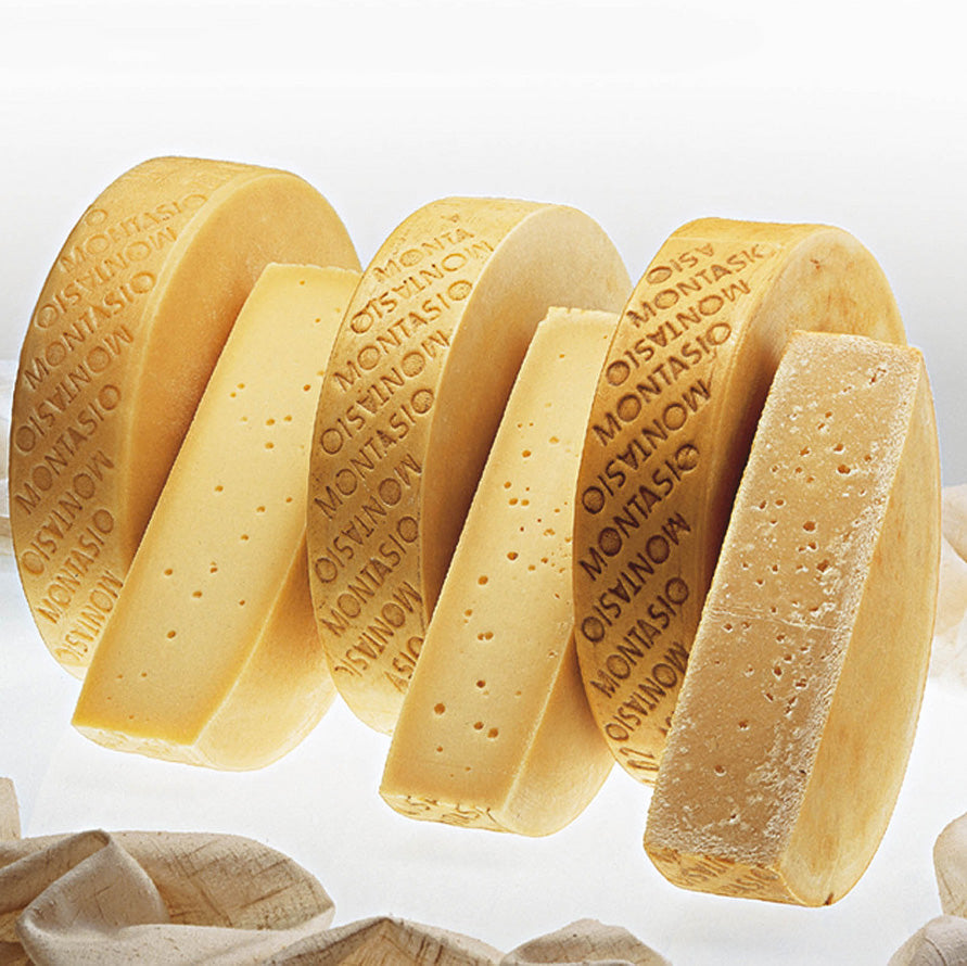 Montasio "Gold of Time" 10 months Aged - Fine Food Gifts | Italian Gift Baskets – Dolceterra Italian Within US Store