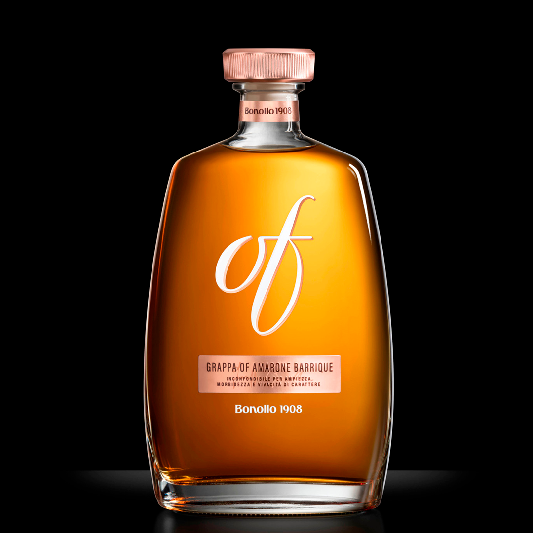 OF Amarone Barrique Grappa – Aged in French Oak Barriques