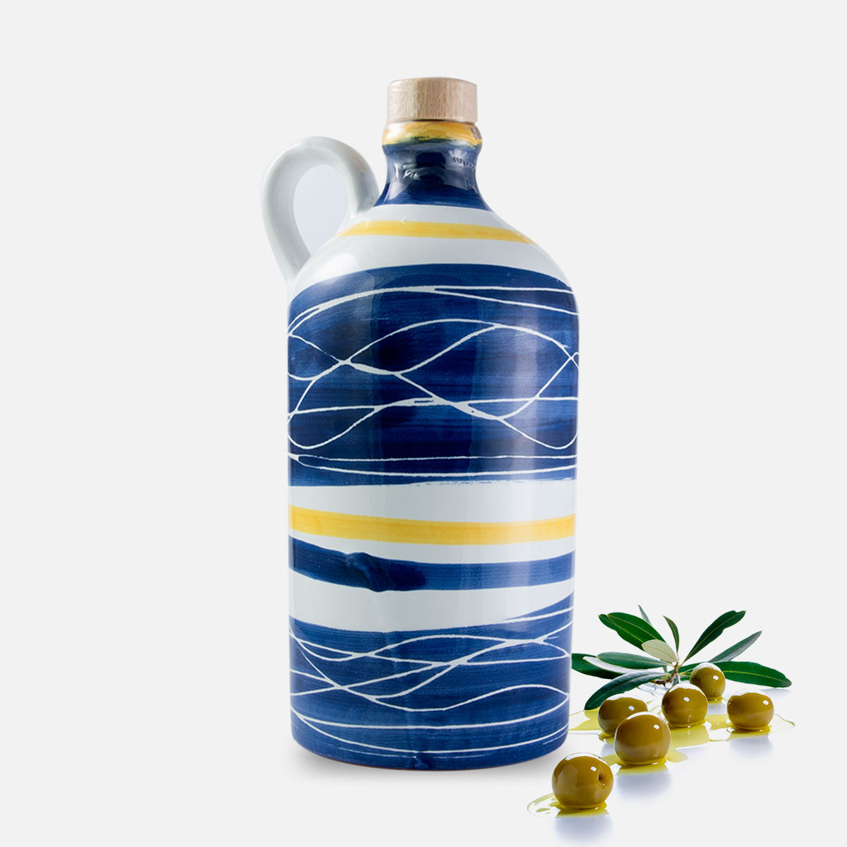Olive Oil ‘SORRENTO’ Navy Blue