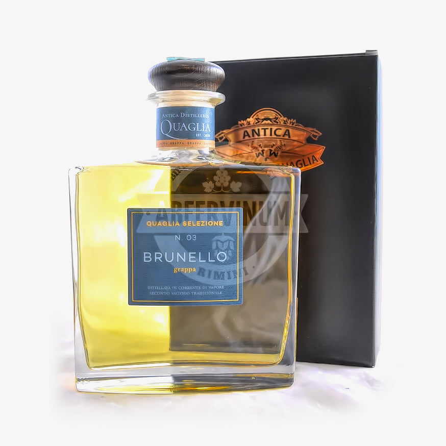 Grappa di Brunello di Montalcino with Gift Box - Antica Distilleria Quaglia