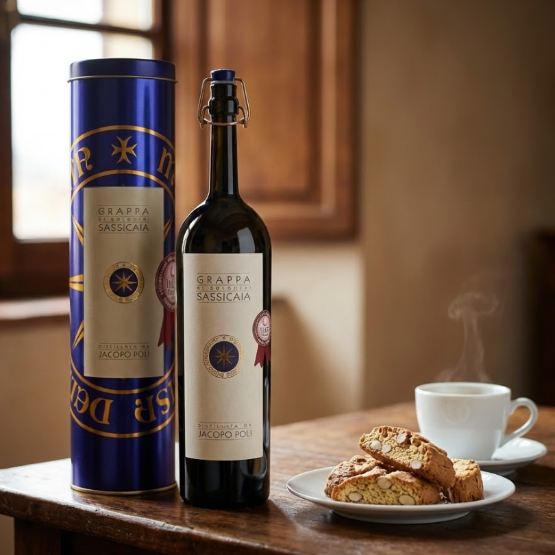 Grappa Sassicaia de Giacomo Poli
