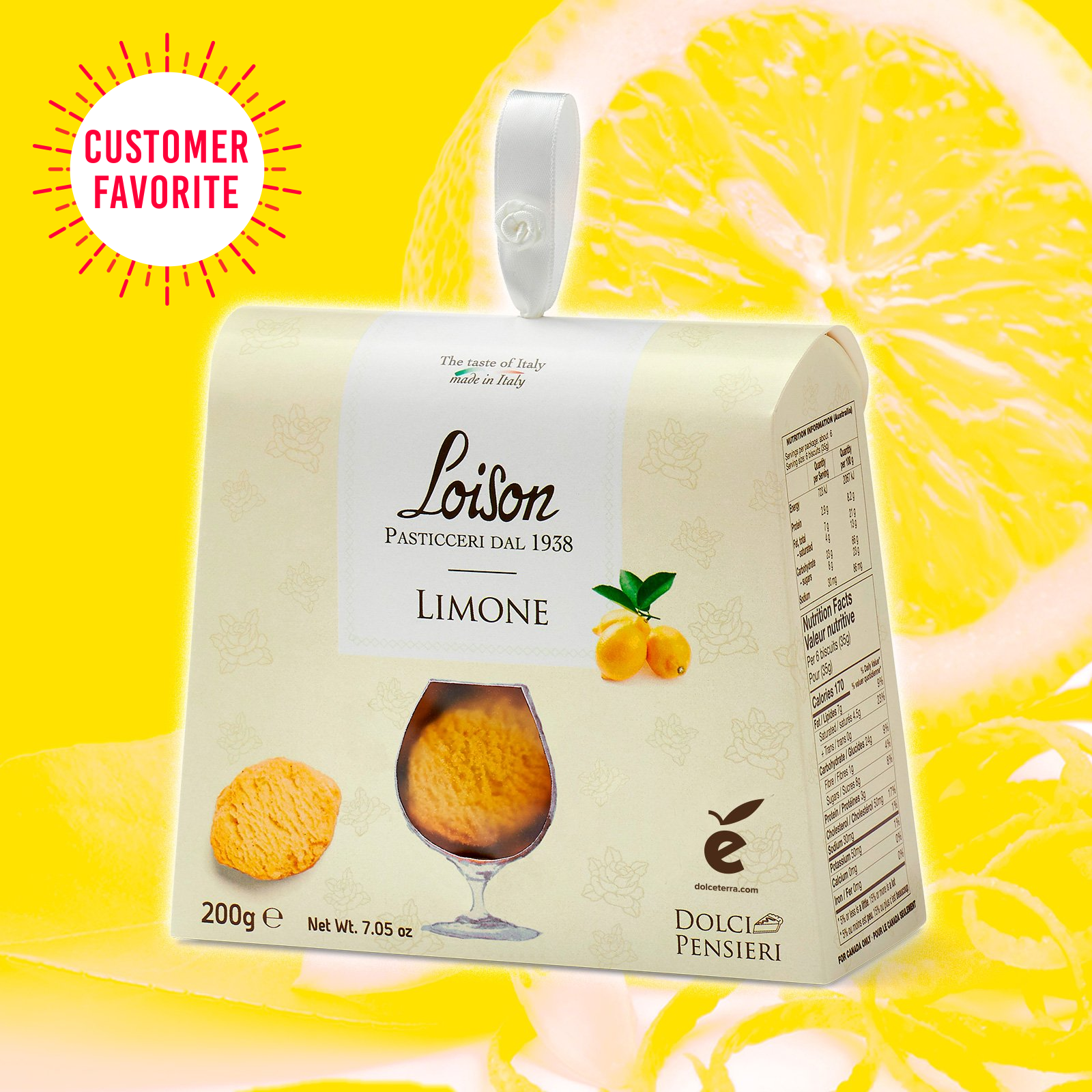 Lemon Cookies by Loison