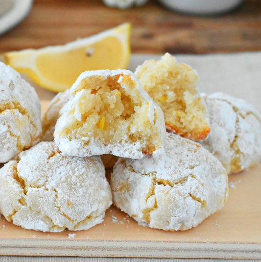 Bon bon d'amande classique - Biscuits siciliens aux amandes