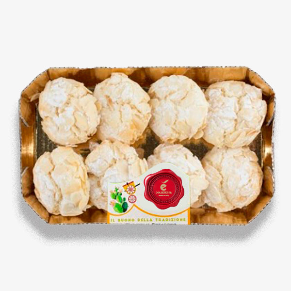 Bon bon d'amande classique - Biscuits siciliens aux amandes