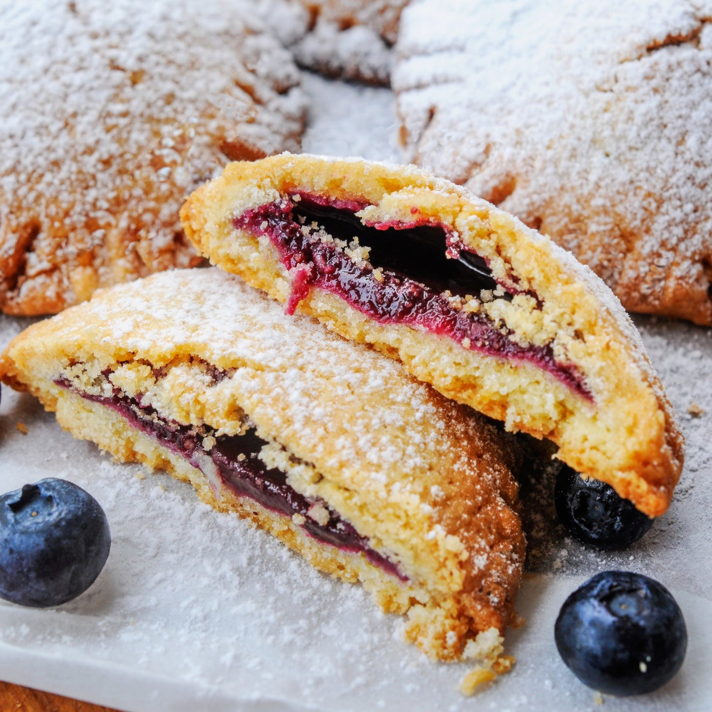 Biscuits aux bleuets de montagne